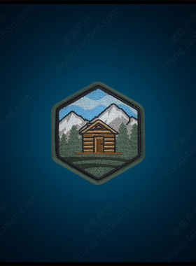 现货 美国PDW Cabin Life V5 Morale Patch 木屋生活臂章 魔术贴
