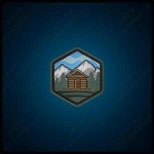 Morale 魔术贴 Life Cabin Patch 现货 木屋生活臂章 美国PDW