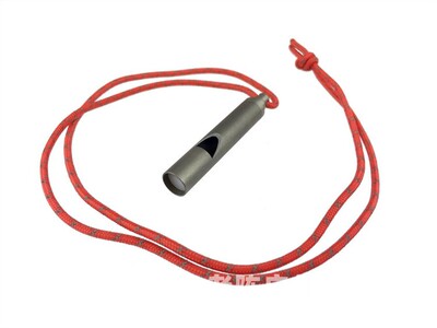 美国countycomm Titanium Whistle 钛合金口哨 EDC应急求生哨