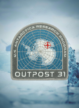 现货 美国PDW Outpost 31 v2 Morale Patch 南极科考前哨站臂章