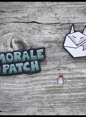 现货 美国PDW 20221117更新 雪狐臂章 企鹅士气章 户外魔术贴