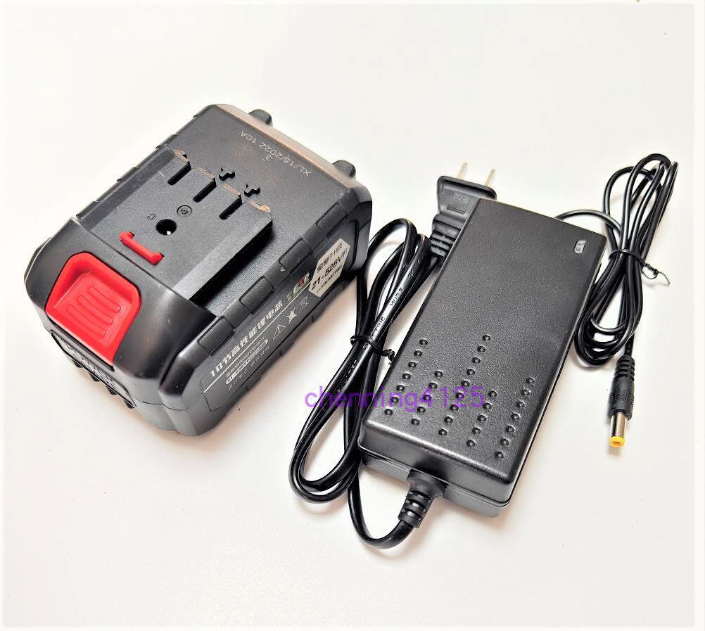 雷巴顿168V 198VF洗车机高压水枪水泵喷洒农药割草机锂电池充电器