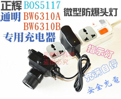 浙江通明BW6310A/B微型防爆头灯 正辉BOS5117 专用充电器