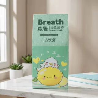 羽用抽纸森氧轻柔触感家用悬挂式抽纸卫生纸餐巾纸底部抽2280张