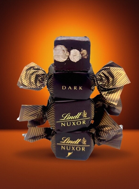 保zheng品不包好吃 瑞士莲金装榛子仁方形圆夹心黑巧牛奶