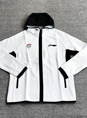 李宁CBA赞助22-23赛季原版篮球训练出场服开衫连帽外套裤子AWDSI