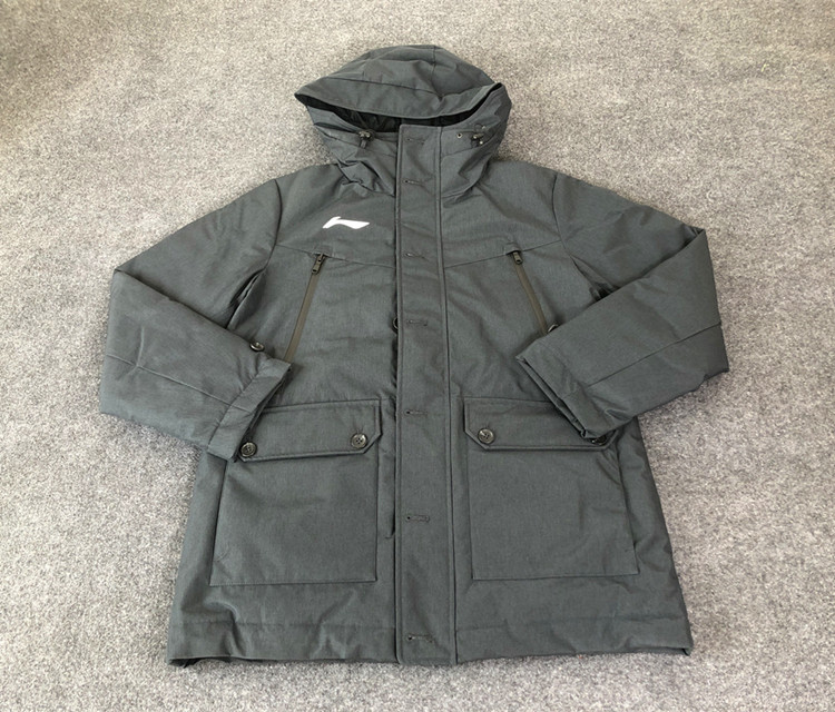 李宁中羽绒服正品保暖防水防寒