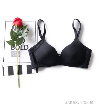 特价包邮 舒适无钢圈薄款三排扣家居简约纯色文胸