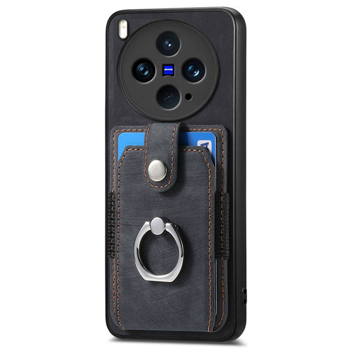 指环卡包适用vivo x300s手机壳x300 Pro保护套x300ultra支架插卡多功能欧美风