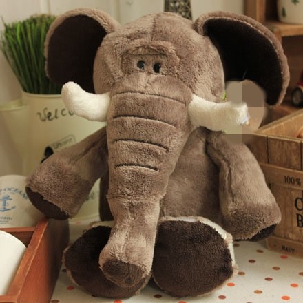 毛绒玩具大小象公仔丑萌可爱卡通儿童布娃娃车内装饰礼品生日礼物