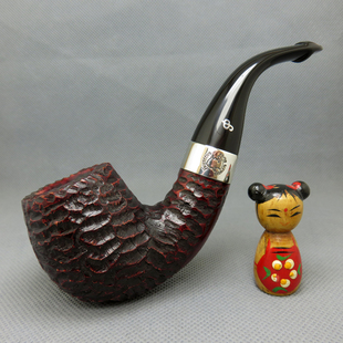 爱尔兰Peterson彼得森925银圈石楠木烟斗3mm福尔摩斯Professor