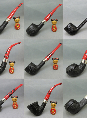 爱尔兰进口彼得森Peterson喷砂3mm石楠木烟斗德古拉吸血鬼dracula