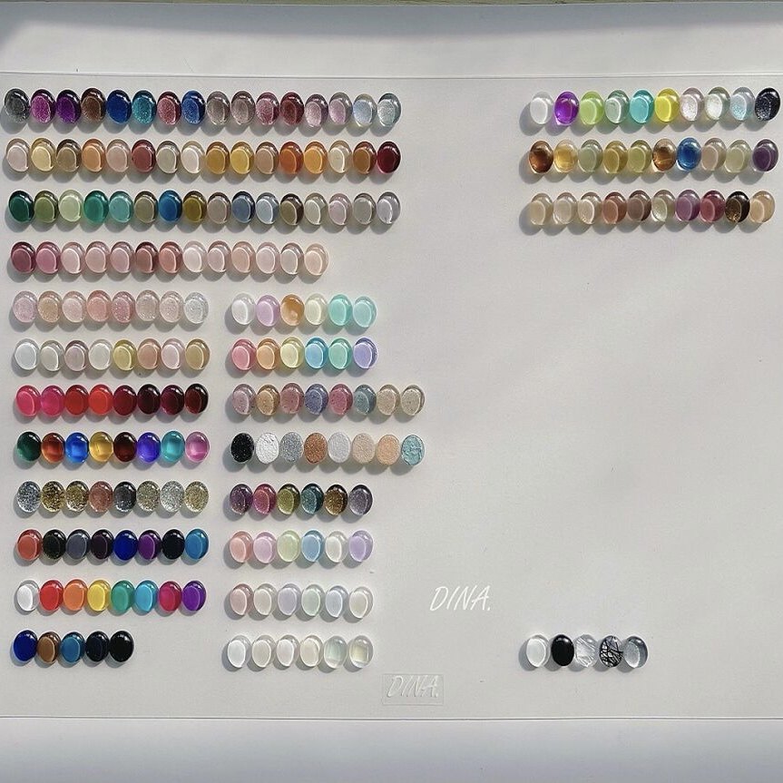 dina甲油胶全套265色 2023年美甲店开店专用大套高端流行色罐装胶