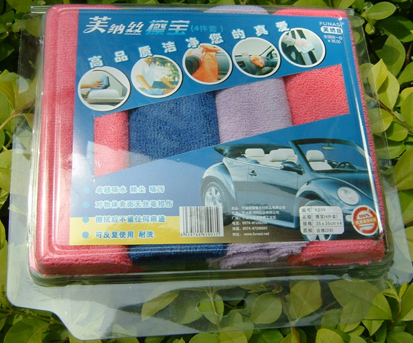芙纳丝擦宝四条装清洁毛巾100正品加厚三盒包邮吸水不掉毛抹布