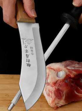 妙管家不锈钢剔骨刀肉联厂杀猪专用屠宰场剥皮分割肉厨师专用刀具