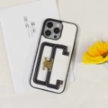 White★Fully Edged Card Holder (with Black Lanyard)