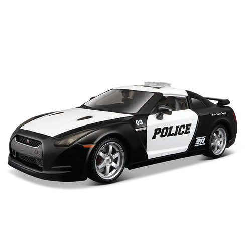 美驰图1:24日产GTR(R35)改装版仿真合金玩具车汽车模型男生礼物车