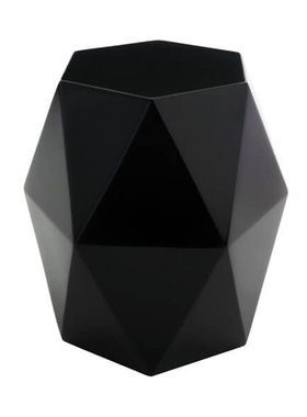 idao创意ORIGAMI晶钻坐墩边桌几咖啡桌简约现代时尚钻石切面烤漆