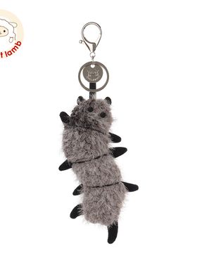 Apricot Lamb黑色邪恶蜈蚣钥匙扣书包公仔挂件男女生玩偶包包挂饰