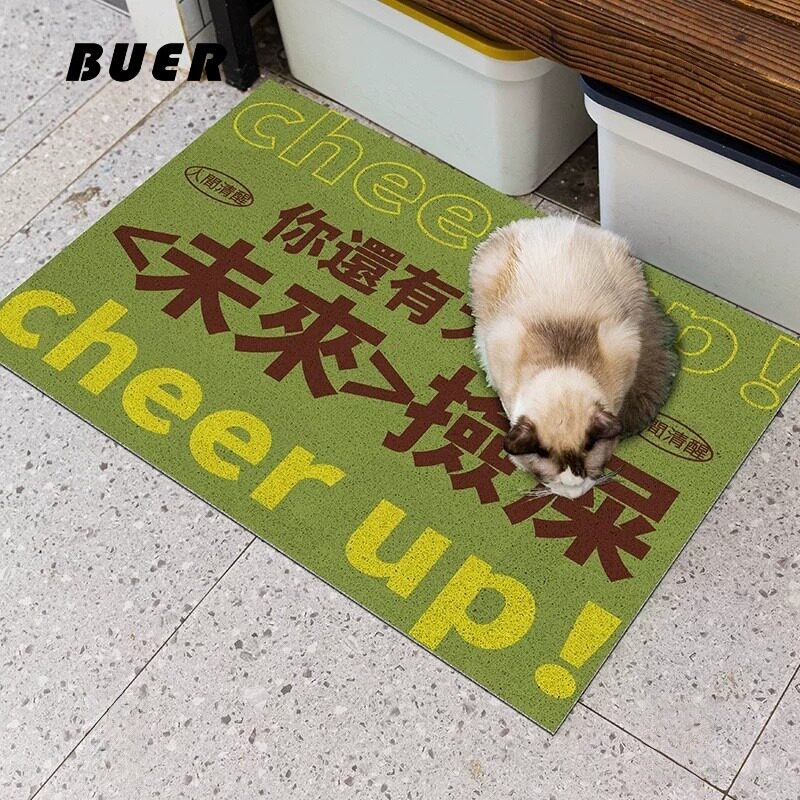 BUER创意猫砂垫猫砂盆防外溅垫子丝圈猫砂垫子防带出猫狗垫子地垫图片