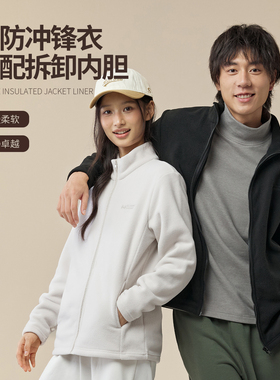 NNID摇粒绒发热丝保暖内胆25秋冬季新款抗静电男女同款KS210