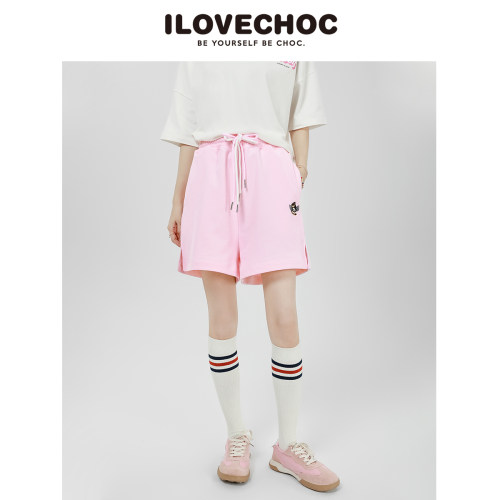 ilovechoc休闲运动短裤