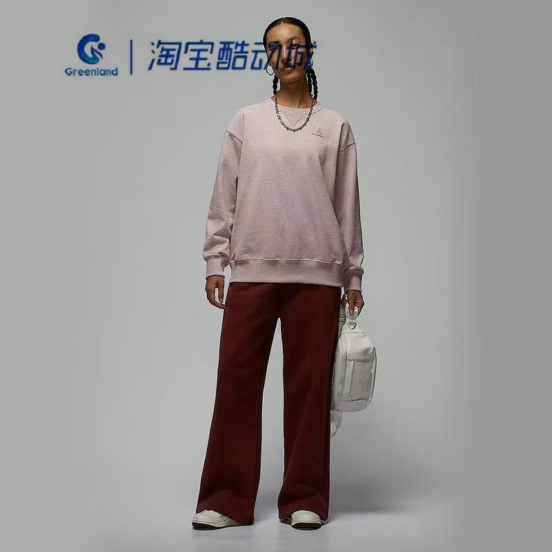 耐克女士圆领休闲透气运动卫衣