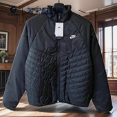 Nike 010 耐克男子防风立领加绒保暖休闲运动棉服夹克外套FB8196