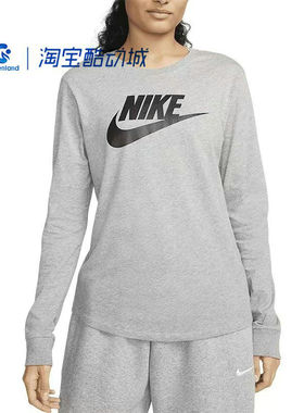 Nike/耐克女士宽松圆领休闲舒适运动针织T恤FQ5675-010