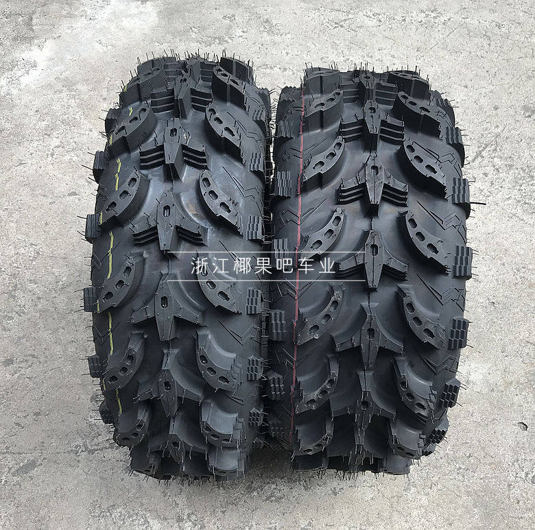 北极星春风庞巴迪沙滩车改装卡丁车26x9-12 26x10-12寸飞机花轮胎