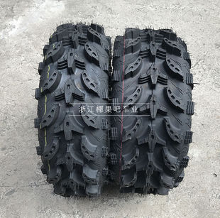 26x10 12寸飞机花轮胎 卡丁车26x9 四轮越野摩托车沙滩车改装