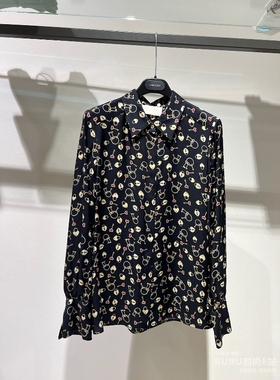 意大利正品代购 iblues 25秋冬 TERESA 女士百搭通勤印花休闲衬衫