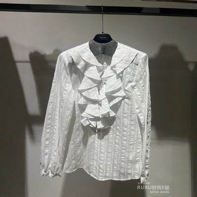 iblues宽松型休闲套头长袖衬衫