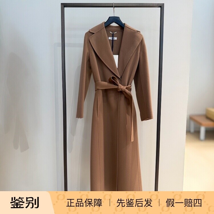 S'maxmara绵羊毛中长百搭大衣