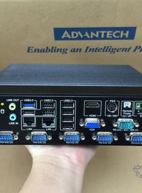 研华微型工控机无风扇AIMC-2000J-00A2/HDA1E赛扬四核J1900/N2807