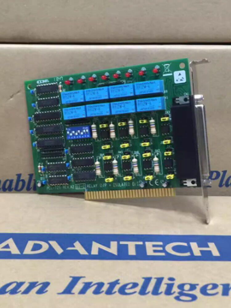 ADVANTECH PCL-725-AE 8-WAY RELAY OUTPUTS 8-WAY OPTICALLY ISOLATED DIGITAL INPUTS CORRESPONDING DB-37 COUNTERPARTS
