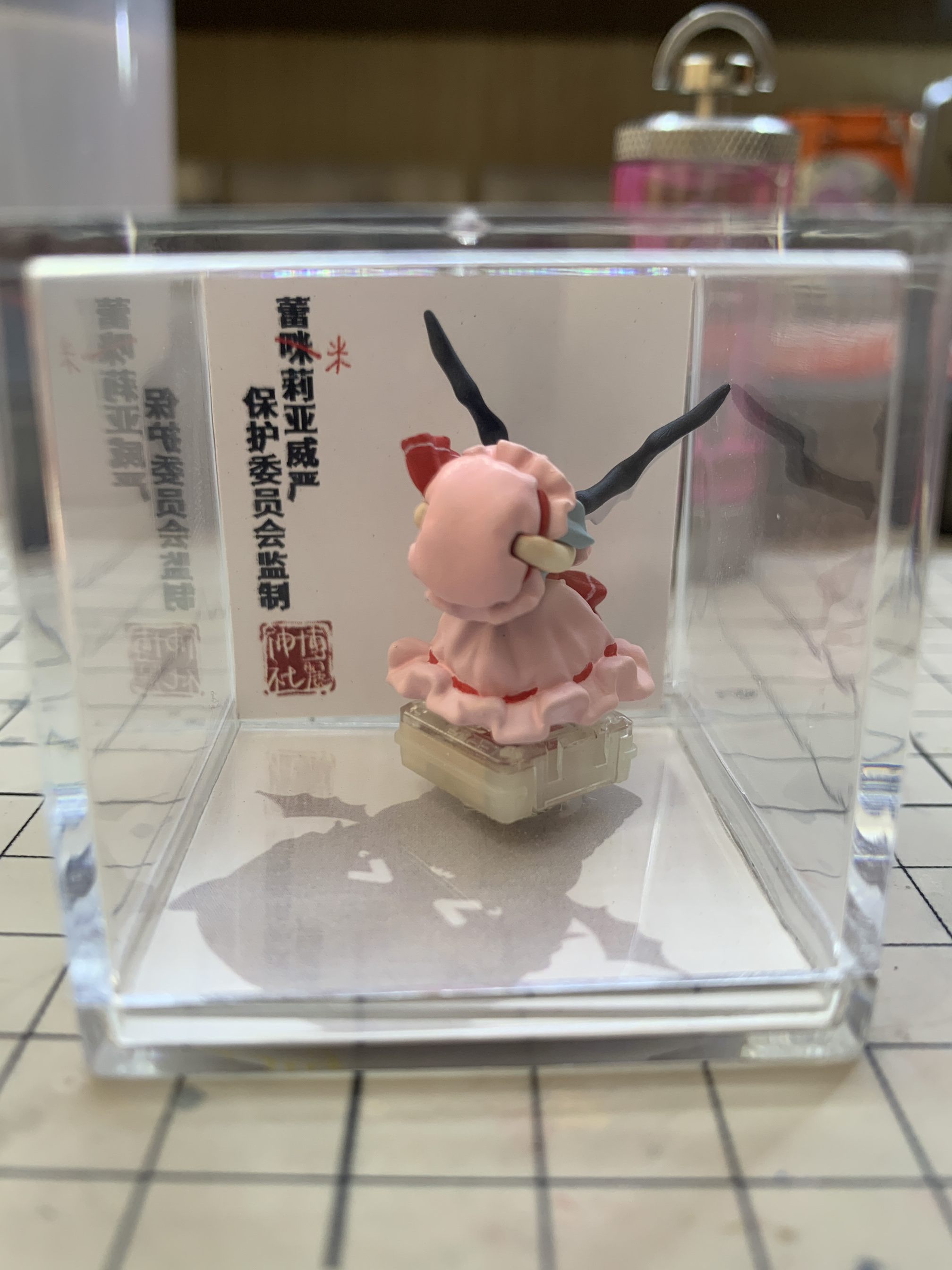 东方project蕾米莉亚大小姐微缩键盘帽/桌面解压玩具