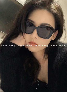 INSH 墙烈！03/27  新品 26ss 黑色大框墨镜 太阳眼镜