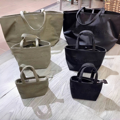 新款亚历山大单肩包大容量黑色大包女通勤托特包手提时尚购物袋