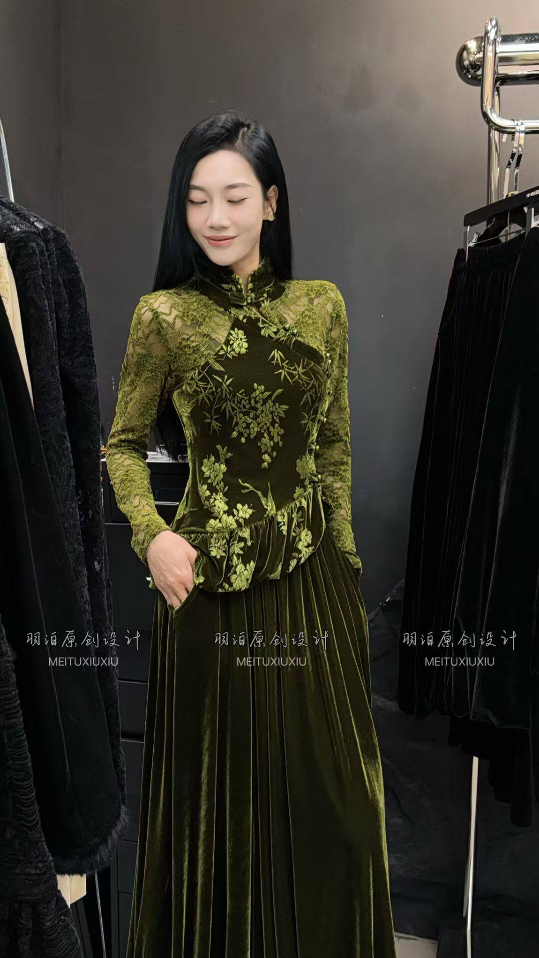 欧洲站2026春季新款复古优雅气质显瘦时尚新中式中国风ins上衣女