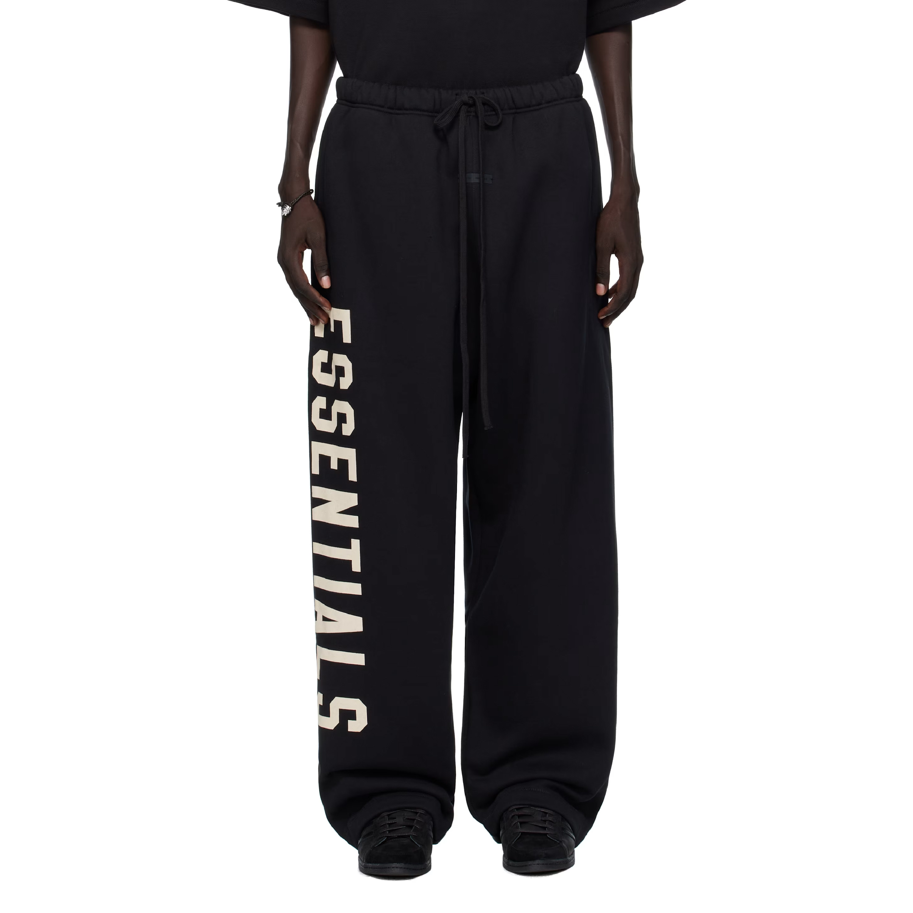 正品Fear of God Essentials 25 Drop 1印花休闲男女阔腿裤情侣款