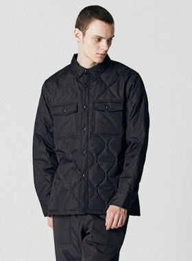 TAION 25秋冬新品 日系军事风侧拉链开口保暖羽绒服翻领教练夹克