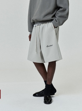 Fear of God Essentials 25SS Drop2 LOGO刺绣侧滚条休闲裤短裤