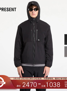 REPRESENT 247机能支线 25秋冬 廓形保暖抗寒多口袋连帽夹克外套