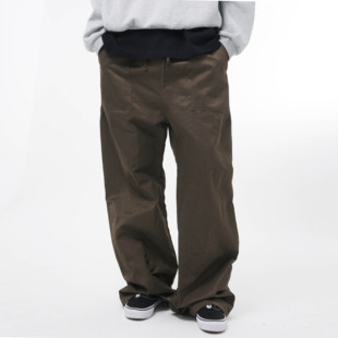 Essentials 长裤 24FALL 百搭军事风宽松尼龙休闲裤 HOLIDAY FOG