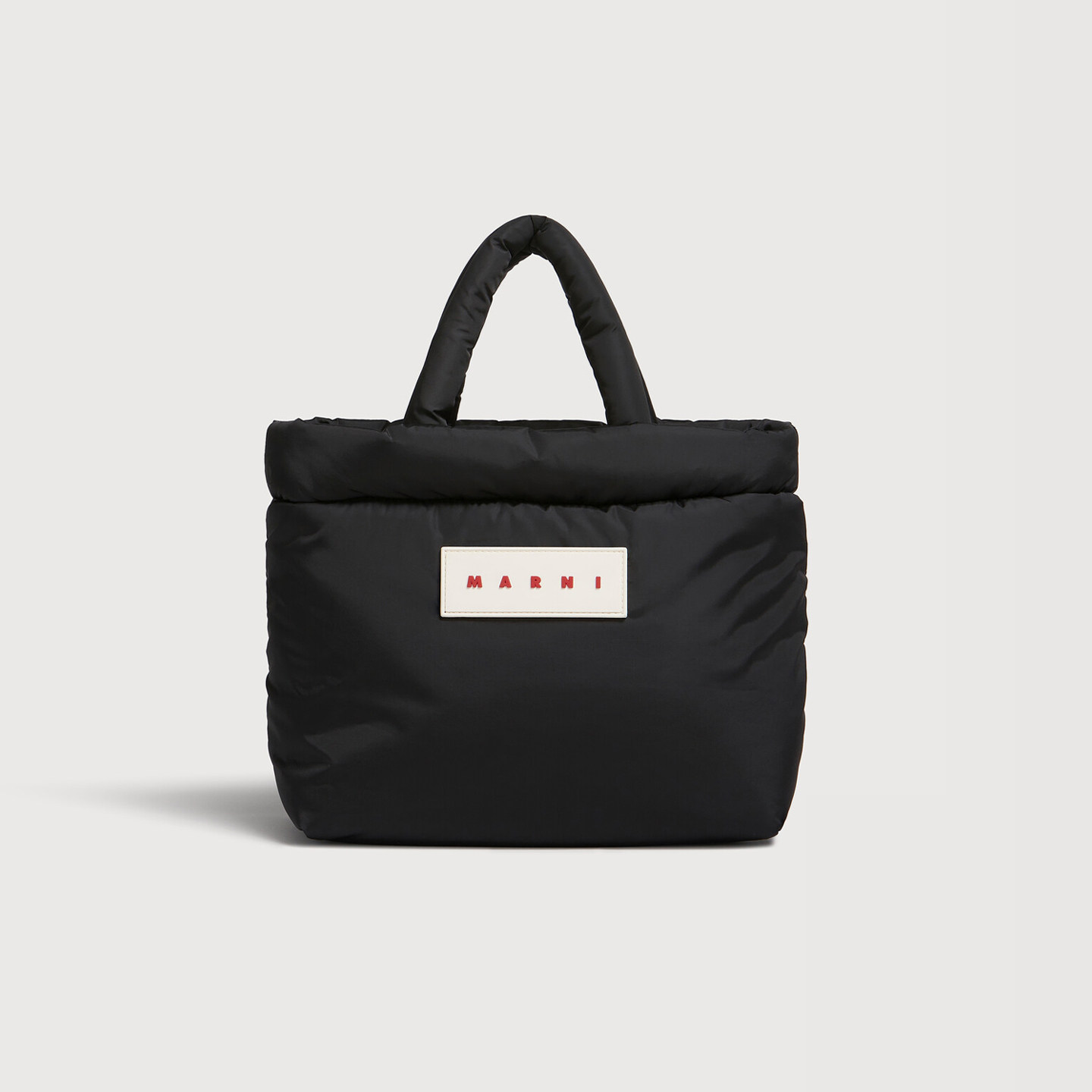 MARNI经典logo通勤拉链托特包图片