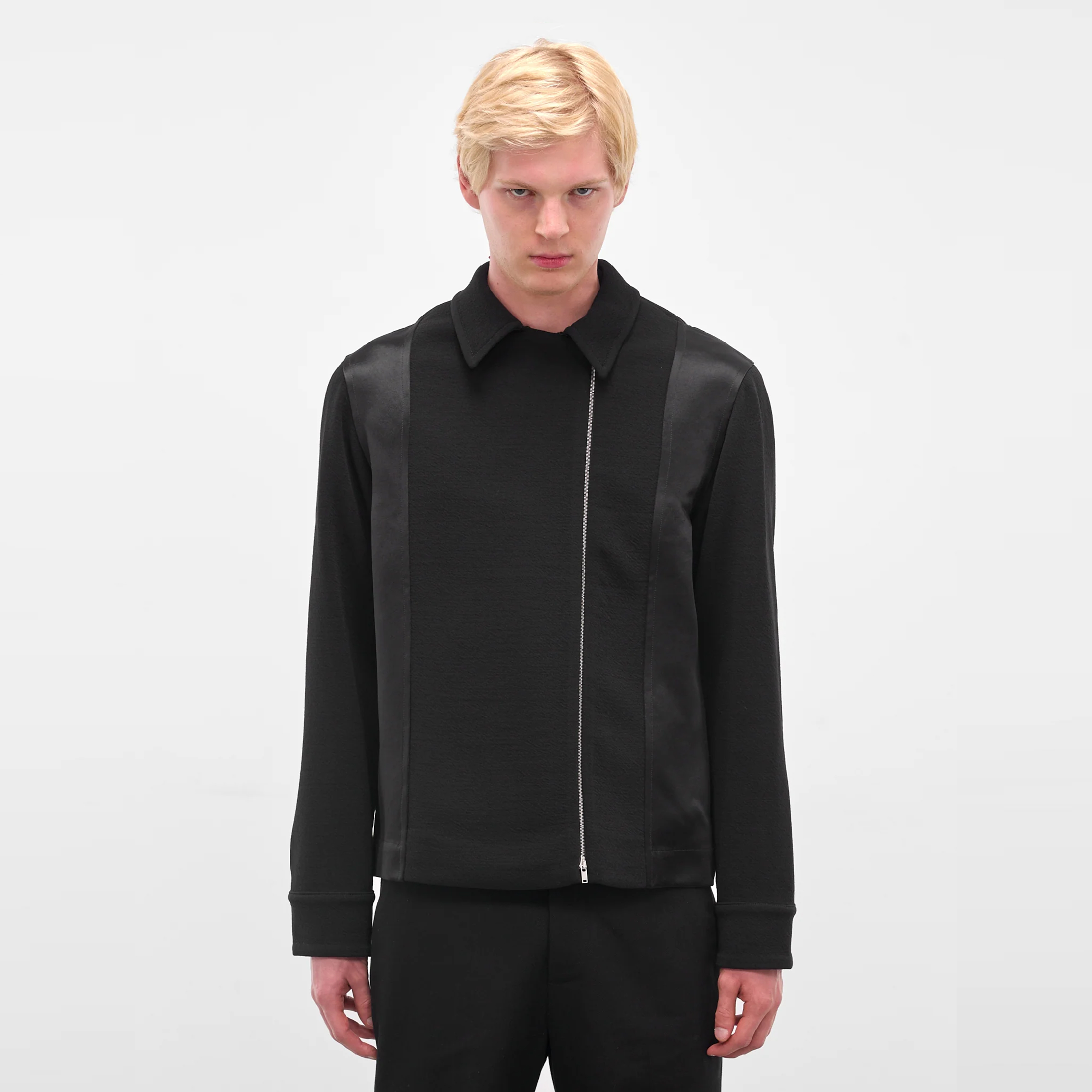 JILSANDER25FW拉链长袖衬衫