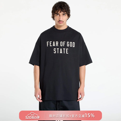 正品Fear Of God Essentials 26SS字母印花短袖T恤男女同款