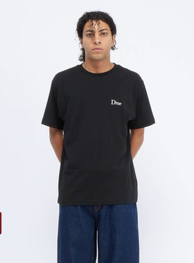 Dime 25SS 加拿大滑板品牌 百搭三色小LOGO刺绣短袖T恤男女同款