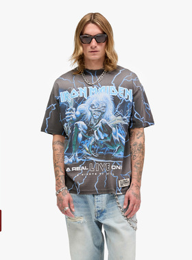 REPRESENT  25FW Iron Maiden联名真实现场演出T恤